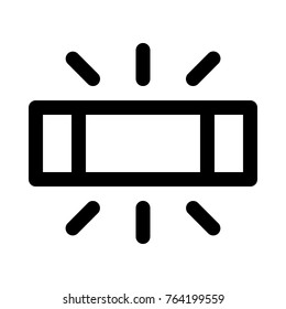 fluorescent mode symbol