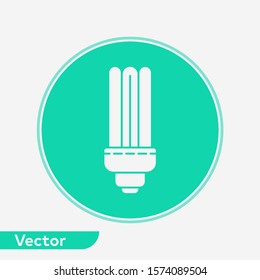 Fluorescent vector icon sign symbol