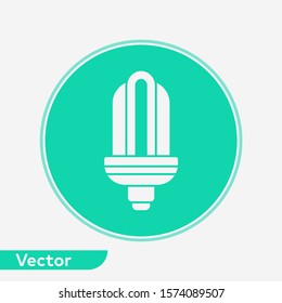 Fluorescent vector icon sign symbol