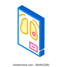 Fluor-Schnappschuss-Icon-Vektorgrafik. Schnappschuss-Schild für die Fluorographie. einzelne Symbolillustration