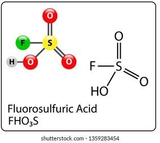 Fluorosulfuric Acid Molecule Structure