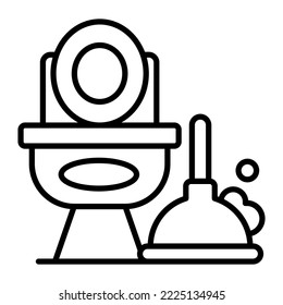 Flush cleaning Modern concepts design, Premium quality vector illustration concept. Vector symbol.