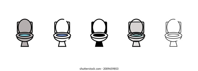 flush set vector type icon