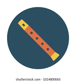 flute flat icon