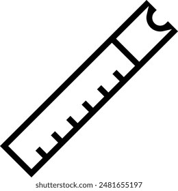 flute icon. Thin linear style design isolated on white background