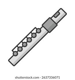 flute icon vector design template simple and clean