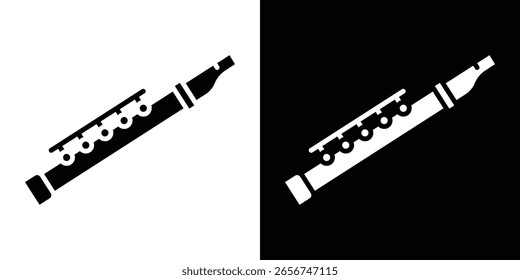 Flute icon Vector scalable graphics