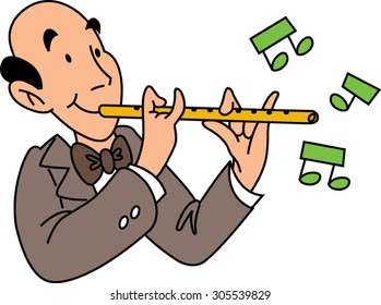 Flute man