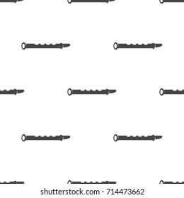 Flute seamless pattern. Vector illustration for backgrounds