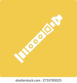 Icono de Vector de flauta. Se puede utilizar para aplicaciones de impresión, móviles y de Web.