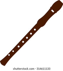 Flute wood