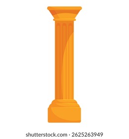 Fluted column standing tall, embodying classical architecture and historical significance