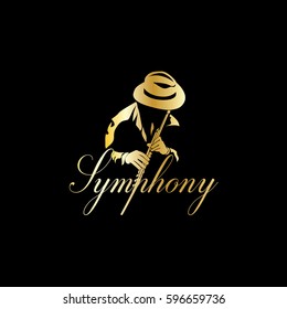 flutist silhouette vector