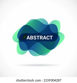 Logotipo de flujo que consiste en formas de círculos coloridos de gradiente borroso con efecto de transición suave. Símbolo de fluido abstracto. Patrón futurista moderno, elemento de diseño vectorial