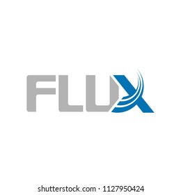 Flux Logo Design, fits for your company name or anything else
