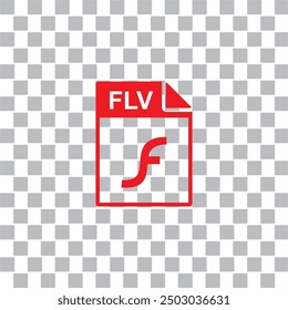 flv file icon , document icon