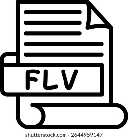 FLV flash video streaming file format