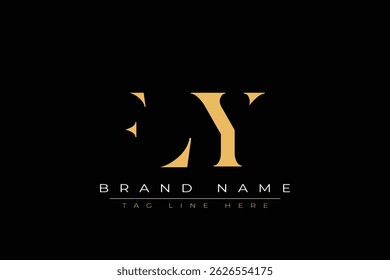FLY abstract letter logo design. This logo is designed by three abstract letters.