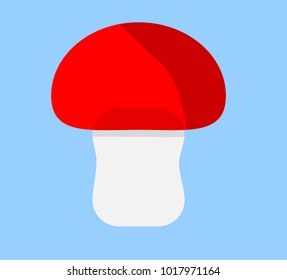Fly agaric mushroom. 