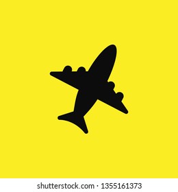 fly airctaft icon vector