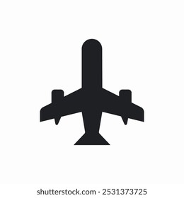fly airplain icon sign vector