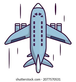 Fly Airplane in the Sky