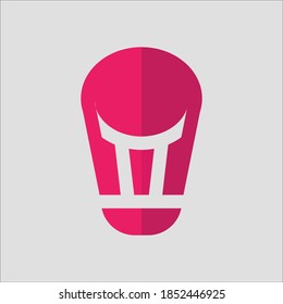 fly balloon icon in flat style for any purposes