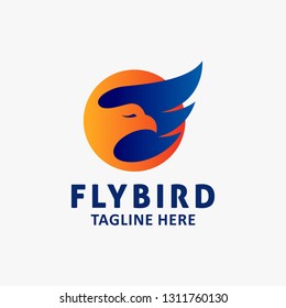 Fly bird logo design