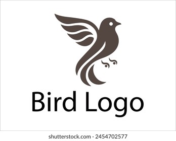 Fly bird logo Vector bird colorful logo design 