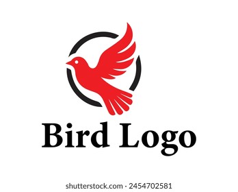 Fly bird logo Vector bird colorful logo design 