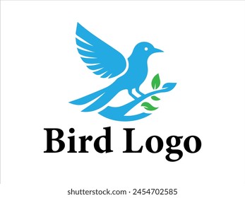 Fly bird logo Vector bird colorful logo design 
