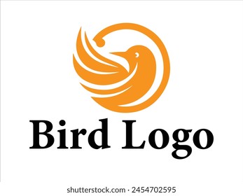 Fly bird logo Vector bird colorful logo design 
