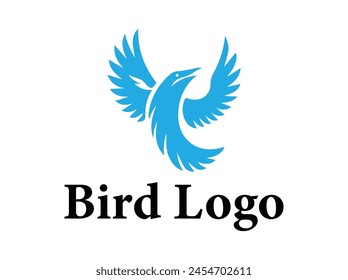 Fly bird logo Vector bird colorful logo design 