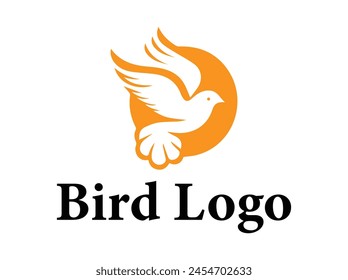 Fly bird logo Vector bird colorful logo design 