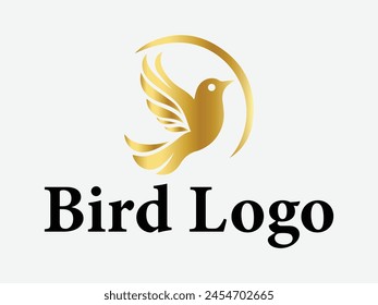 Fly bird logo Vector bird colorful logo design 