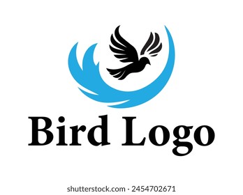 Fly bird logo Vector bird colorful logo design 
