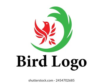 Fly bird logo Vector bird colorful logo design 
