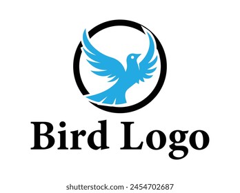 Fly bird logo Vector bird colorful logo design 