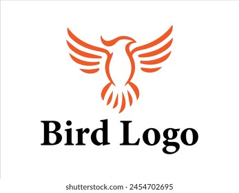 Fly bird logo Vector bird colorful logo design 