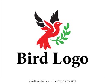 Fly bird logo Vector bird colorful logo design 