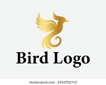 Fly bird logo Vector bird colorful logo design 