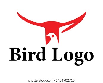 Fly bird logo Vector bird colorful logo design 
