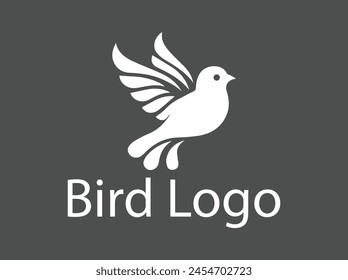 Fly bird logo Vector bird colorful logo design 