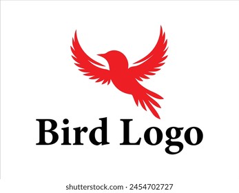 Fly bird logo Vector bird colorful logo design 
