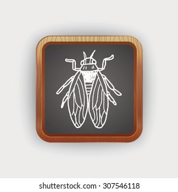 fly bug doodle