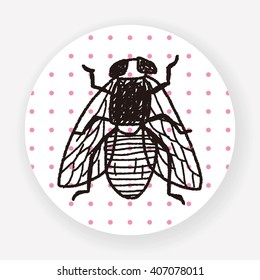 fly bug doodle