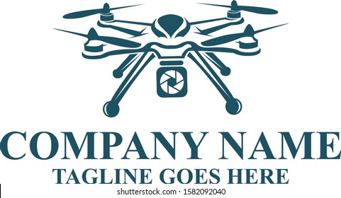 Fly Drone Vector Royalty Logo Design Inspirations