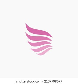 fly eagle design logo vector