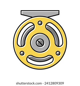 fly fishing color icon vector. fly fishing sign. isolated symbol illustration