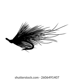 fly fishing flies hook illustration logo vector image t shirt